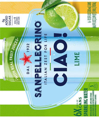 S Pellegrino Ciao Lime 6-330ml - 6-330 ML - Image 5