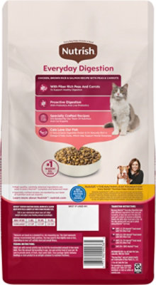 Nutrish Dry Cat Everyday Digestion Chicken & Salmon - 3.00 LB - Image 4
