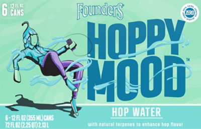 Founders Hoppy Mood Hop Water - 6-12 Fl. Oz. - Image 6