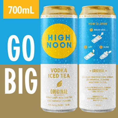 High Noon Iced Tea Original 700ml Can - 700 ML - Image 2