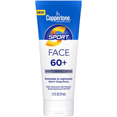 Coppertone Sport Face Spf 60 Lotion 2.5floz - 2.5 FZ - Image 1