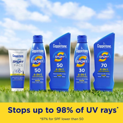 Coppertone Sport Face Spf 60 Lotion 2.5floz - 2.5 FZ - Image 5
