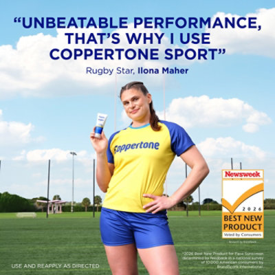 Coppertone Sport Face Spf 60 Lotion 2.5floz - 2.5 FZ - Image 3