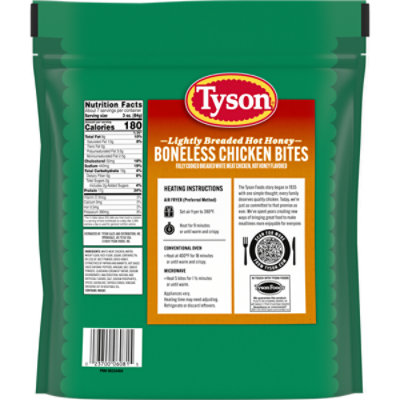 Tyson Frozen Lightly Breaded Hot Honey Boneless Chicken Bites - 20 Oz - Image 5