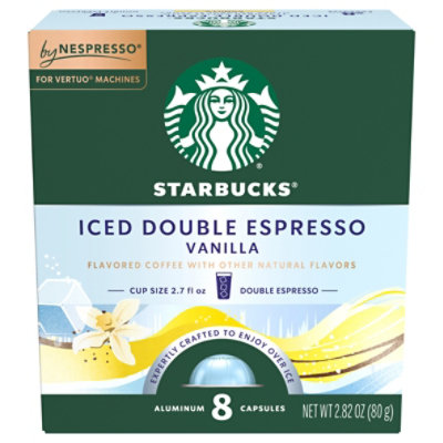 Sbux Nespresso Double Espresso Iced Van Vertuo 80g Box - EA - Image 1