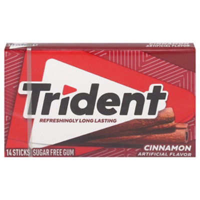 Trident Cinnamon Sugar Free Gum - 14 Count - Image 2
