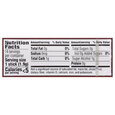 Trident Cinnamon Sugar Free Gum - 14 Count - Image 4