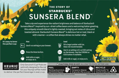 Sbux Sunsera Blend Kcup 10ct - 10 CT - Image 5