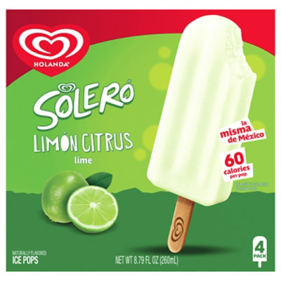 Holanda Ice Cream Solero Lime  8.79 Fz  4 Ct - 8.79 FZ - Image 3