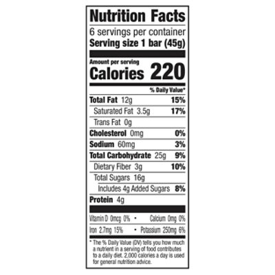Larabar Chocolate Chip Cookie Dough 6-1.6oz - 6-1.6 OZ - Image 4