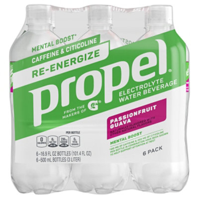 Propel Energy Passionfruit Guava 6-16.9fz - 6-16.9 FZ - Image 1
