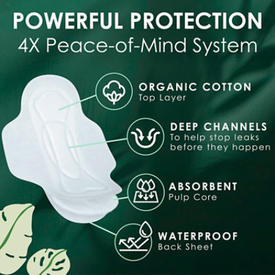 L Ultra Thin Pads Super Wing - 42 CT - Image 3