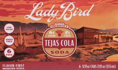 Lady Bird Tejas Cola 6-12fz - 6-12 FZ - Image 5