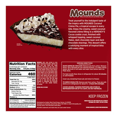 MOUNDS Chocolate Coconut Creme Pie - 23.5 Oz - Image 2
