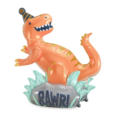 American Greetings Mylar Balloon Giant Dinosaur RAWR Display - Each - Image 1