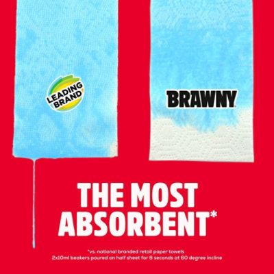 Brawny Tear-a-Square Triple Roll Paper Towels - 6 Count - Image 4