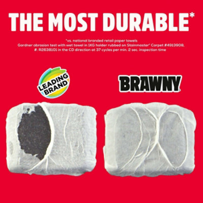 Brawny Tear-a-Square Triple Roll Paper Towels - 6 Count - Image 5