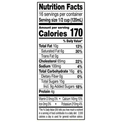 Meadow Gold Eggnog Old Style , Half Gallon Plastic Jug - 0.5 GA - Image 2