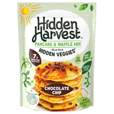 Hidden Harvest Mix Pancake Choc Chip - 20 OZ - Image 1