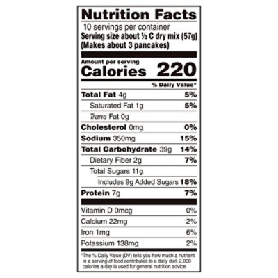 Hidden Harvest Mix Pancake Choc Chip - 20 OZ - Image 4