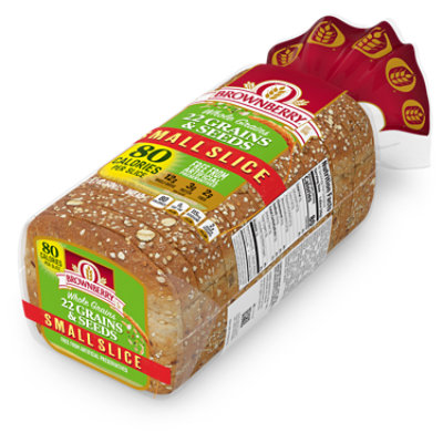 Brownberry 22 Grains & Seeds Wheat Small Slice Bread - 18 OZ - Image 2