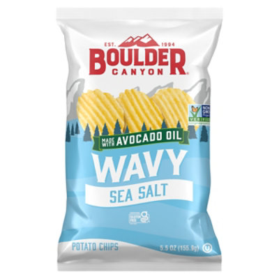 Boulder Canyon Wavy Sea Salt 5.5oz - 5.5 OZ - Image 1