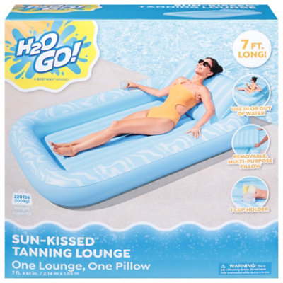 BestWay H2OGO! Sun Kissed Tanning Lounge - Each - Image 1