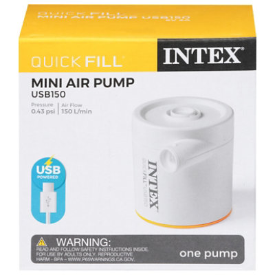 Intex Quick Fill Mini Air Pump USB150 - Each - Image 1