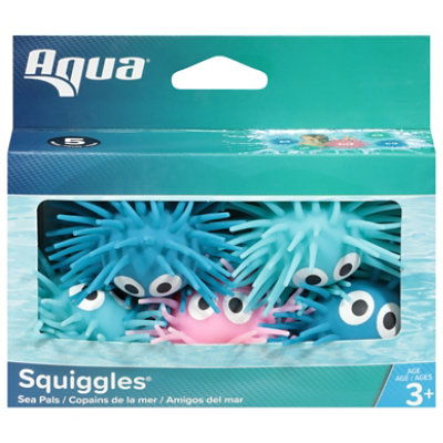 Aqua 5pc Squiggles Sea Pals - Each - Image 2