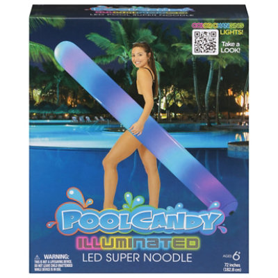 PoolCandy Illuminated LED Super Noodle - Each - Image 1