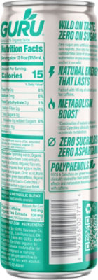 GURU Energy Wild Strawberry Watermelon Energy Drink - 12 Fl. Oz. - Image 5