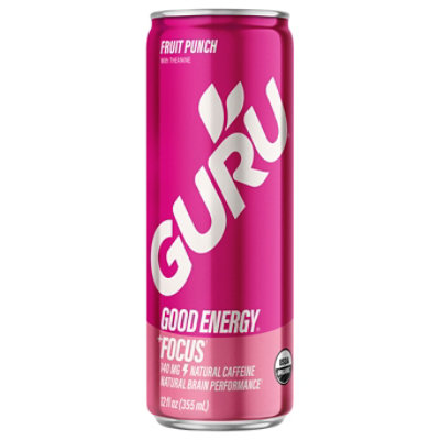 Guru Energy Fruit Punch 12fz - 12 FZ - Image 2
