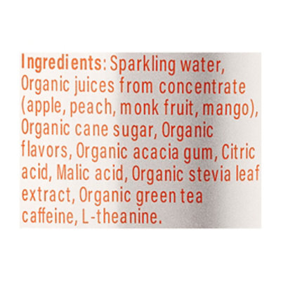 GURU Peach Mango Punch Organic Energy Drinks, Clean Energy Drink - 12 Fl. Oz. - Image 4