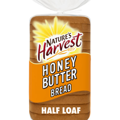 Natures Harvest Half Loaf Honey Butter Bread - 12 OZ - Image 1
