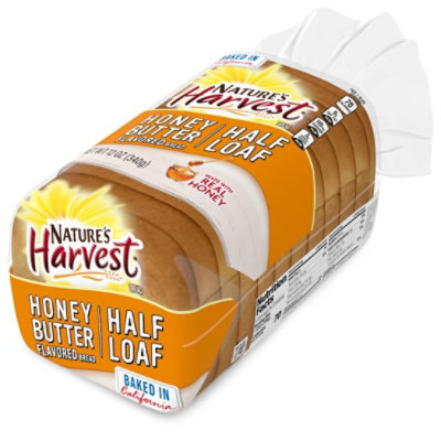 Natures Harvest Half Loaf Honey Butter Bread - 12 OZ - Image 4