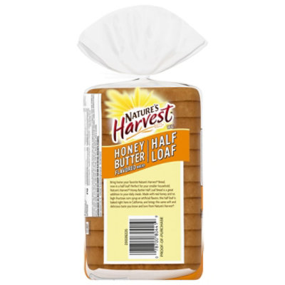 Natures Harvest Half Loaf Honey Butter Bread - 12 OZ - Image 5