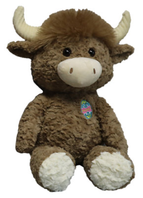 Signature SELECT 23 Inch Easter Highland Cow Plush - Each - Image 1