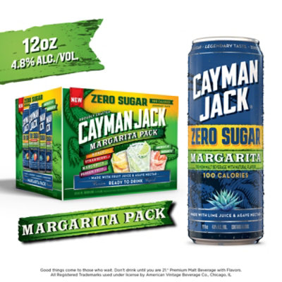 Cayman Jack Zero Sugar Variety 12-12 Fl Oz In Cans - 12-12 FZ - Image 5