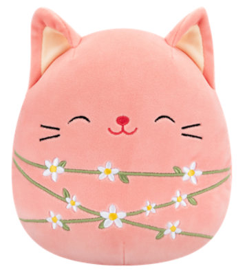 Squishmallows 5 Inch Wilka Peach Cat - Each - Image 1