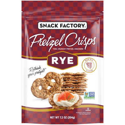 Snack Factory Rye Pretzel Pretzel Cracker - 7.2 OZ - Image 1