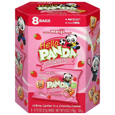 Hello Panda Strawberry - 6 OZ - Image 1