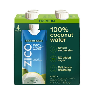 Zico Natural Pure Coconut Water - 44.8 FZ - Image 1