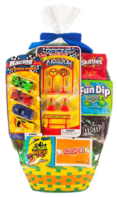 Wondertreats Race Cars Filled Basket - Each - Image 1