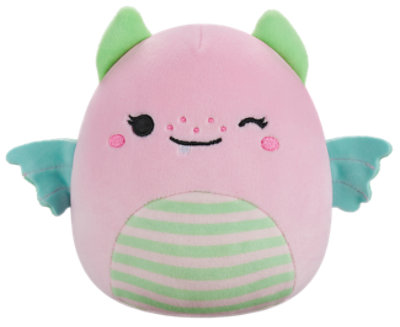 Squishmallows Winking Light Pink Monster With Mint Wings - Each - Image 1