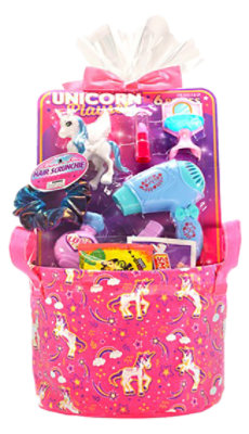 Wondertreats Unicorn Fabric Filled Basket - Each - Image 1