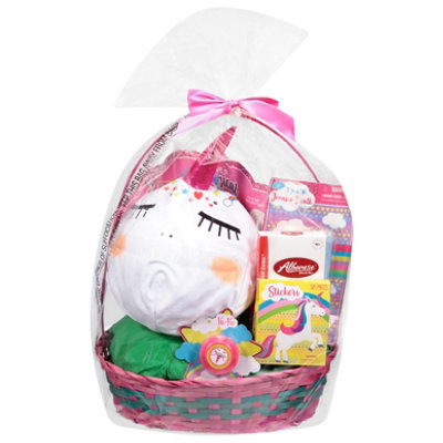 MegaToys Unicorn Ball Filled Basket - Each - Image 1