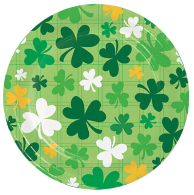 Signature SELECT Shamrock N Roll Lunch Plates 8 Count - Each - Image 1