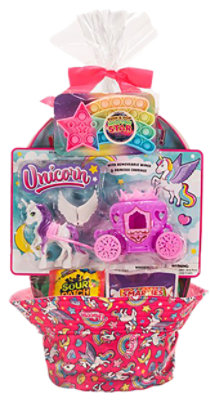 Wondertreats Unicorn Hat Filled Basket - Each - Image 1