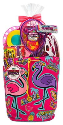 Wondertreats Flamingo Backpack Basket - Each - Image 1