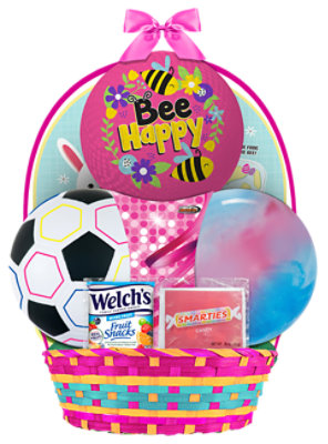 MegaToys Bee Happy 3 Ball Filled Basket - Each - Image 1